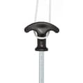Miniatyrbild 6 av 6: Relaxdays skruvstake, 12-pack, med gänga, stål, tältpinnar, tält, paviljong, 31 cm, svart