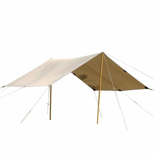 Tatonka - 2468 - Tarp 4 TC Shade Sail Unisex-Vuxen, Sandbeige (), 285 x 400 cm