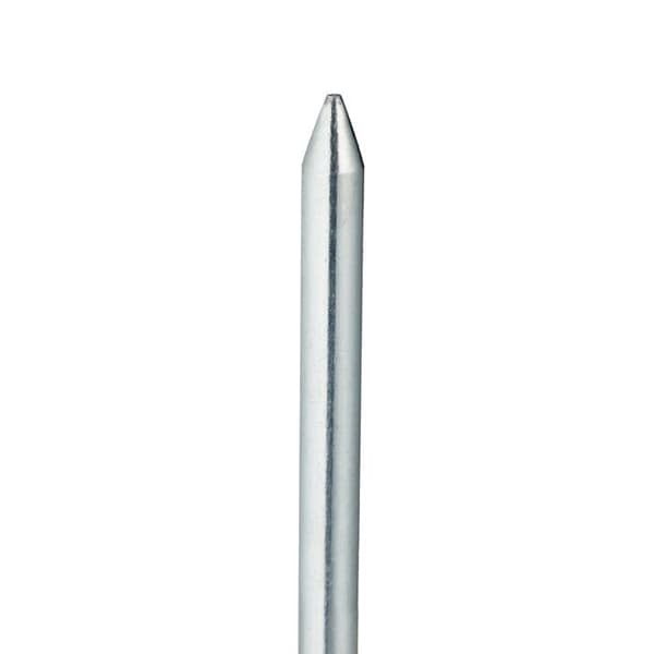 Tältpinnar - Relaxdays - Set med 24 - Galvaniserat järn - 18 cm - Silverfärgad