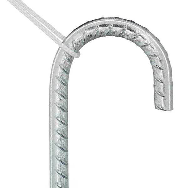 Relaxdays Sardiner camping XL, set med 4, tältfäste, extra långa, tillbehör, i stål, 38,5 cm, silverfärgad