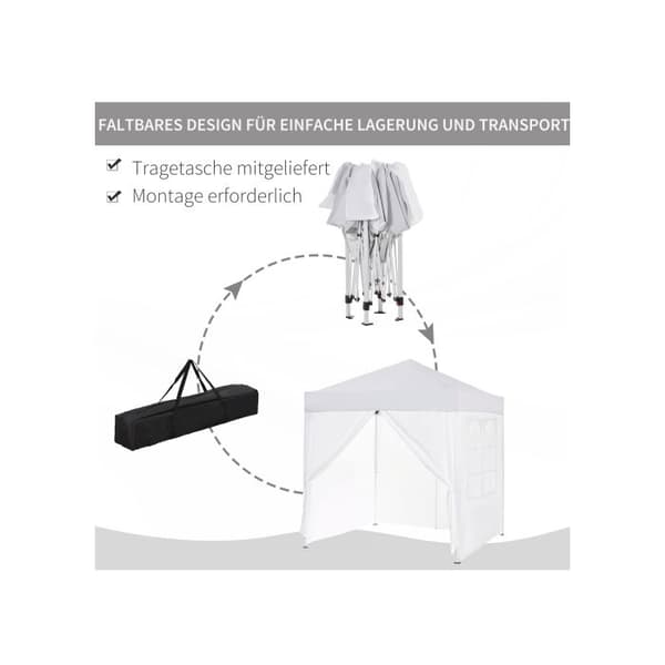 HOMCOM Tältpinnar Ankarkablar Transportväska Metall Oxford för tält och campingtillbehör