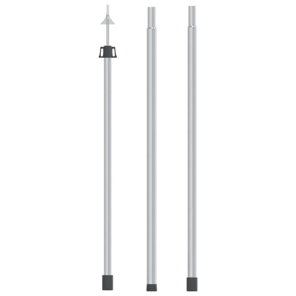 Teleskopisk presenningsstång 102-260 cm aluminium