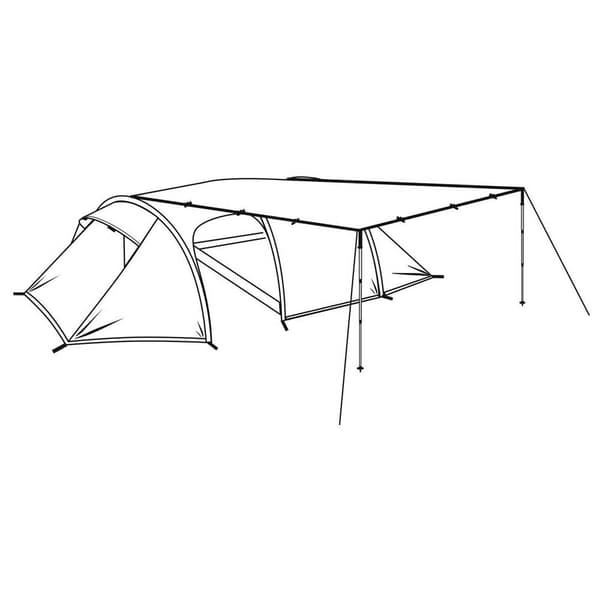 Robens Tarp 3x3 M Grönt