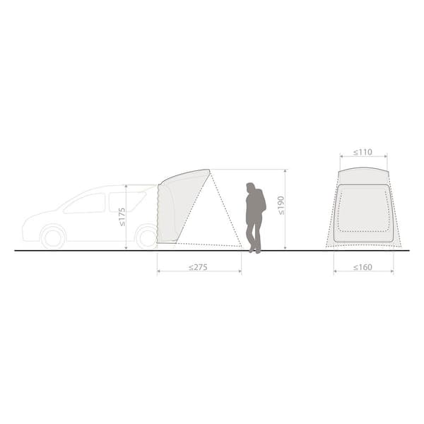 Vaude Tents Drive Trunk Beige