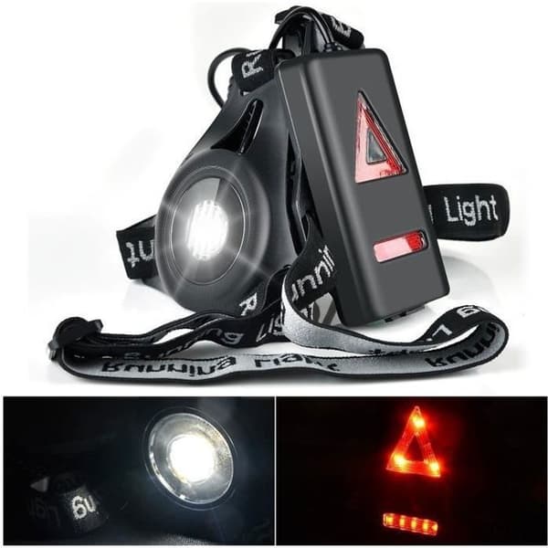 Löpbelysning - CODREAM - Uppladdningsbar LED-körlampa - 250 Lumen - 3 lägen