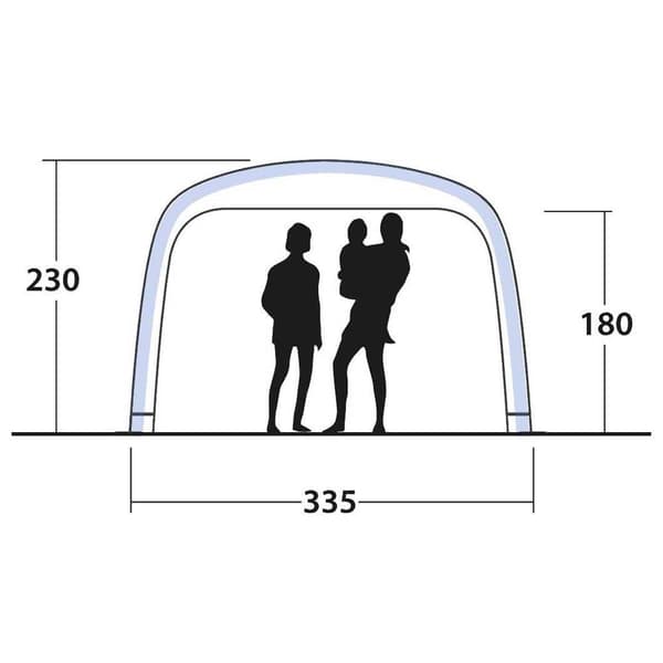 Outwell Markiisi Air Shelter Valkoinen