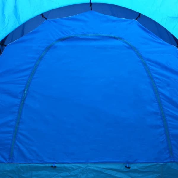 vidaXL campingtelt 9 personer stof mørkeblå og blå