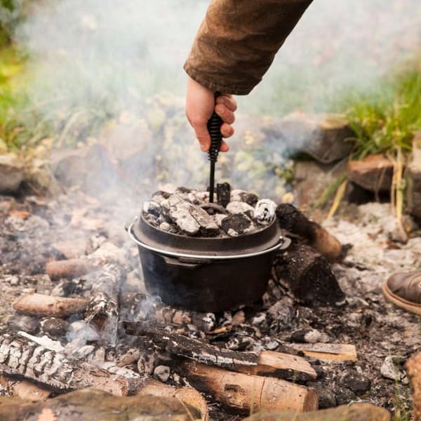 Esschert Design Matlagningsset Campfire sju delar svart FF240