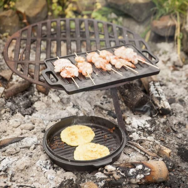 Esschert Design Matlagningsset Campfire sju delar svart FF240
