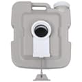 Miniatyrbillede 10 af 11: vidaXL transportabelt campingtoilet 10+10 l grå