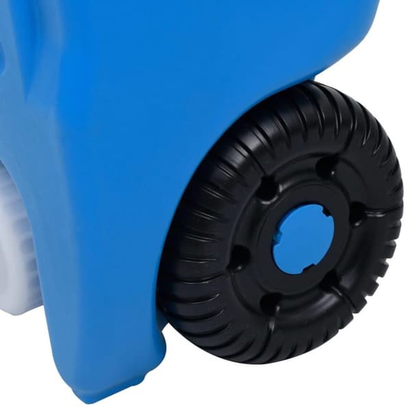 vidaXL Vanntank med hjul for camping 40 L blå