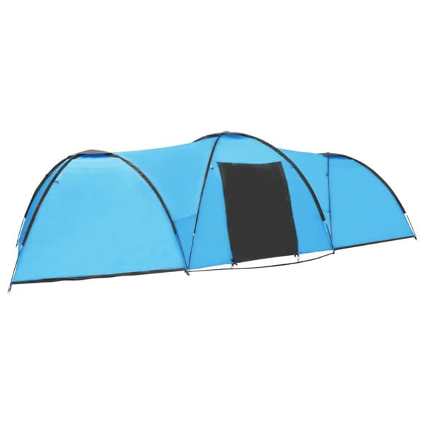 vidaXL iglotelt 650x240x190 cm 8 personer blå