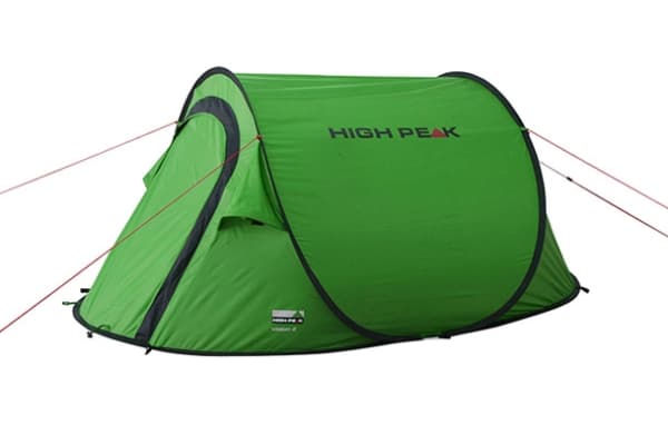 High Peak Vision 2, Camping, Tunneltält, 1,86 kg, Grön