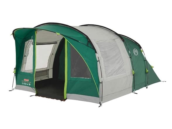 Coleman Rocky Mountain 5 Plus, Camping, Hard ramme, Tunell Telt, 5 person(er), Bakkdekke, Grønn