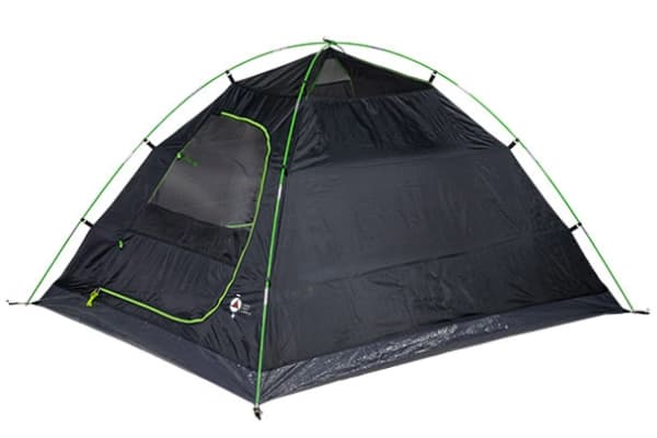 High Peak Kira 4.0 Climate Protection 80, Kuppeltelt, 4 person(er), Myggnett, Ventilasjon, Værbestanding, Grå