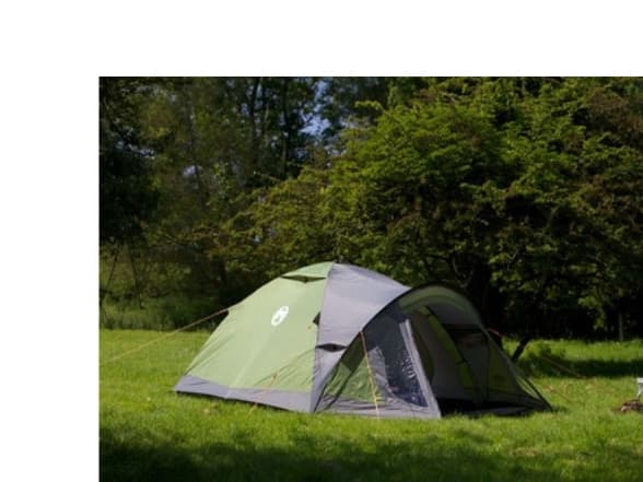 Coleman Darwin 3+, Retkeily, Kova runko, Kupoli-/igluteltta, 3 henkilö(t), 4,9 kg, Harmaa, Khaki