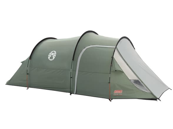 Coleman Coastline 3 Plus, Telttailu, Kova runko, Tunneliteltta, 3 henkilö(t), Vihreä