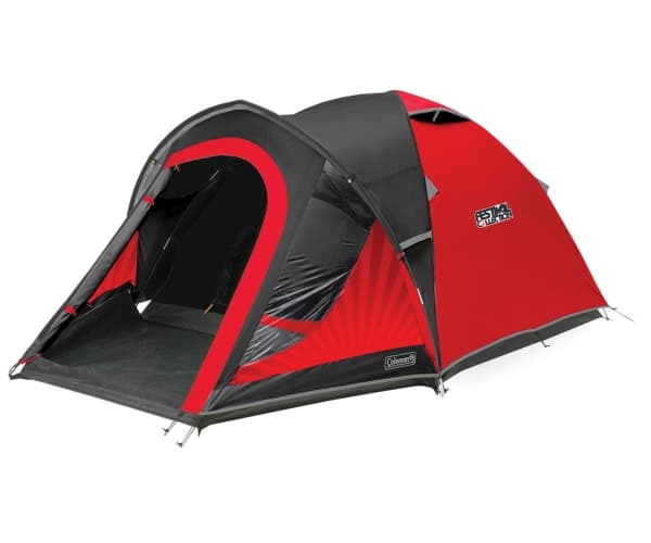 Coleman 2000032322, Camping, Hårdram, Dome/Igloo-tält, 4 person(er), 7,9 m², 6,6 kg Svart, Röd