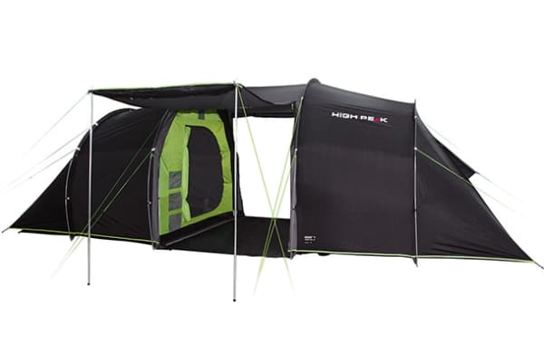 High Peak Tauris 6, Telttailu, Tunneliteltta, 14,2 kg, Musta musta