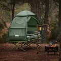 Miniatyrbillede 10 af 11: SoBuy 7-i-1 Camping Telt –  Til 1 Person | 193x86x160cm Grøn OGS32-GR