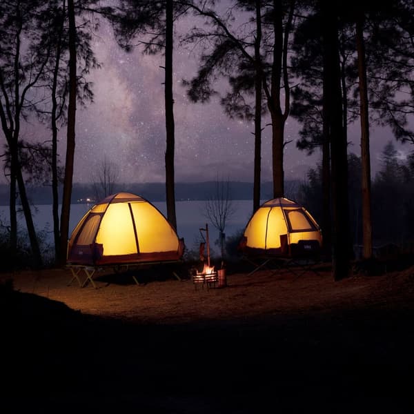 SoBuy 7-i-1 Camping Telt – Til 2 Personer | 193x145x185cm Grøn OGS32-GR