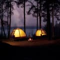Miniatyrbillede 9 af 10: SoBuy 7-i-1 Camping Telt –  Til 2 Personer | 193x145x185cm Grøn OGS32-GR