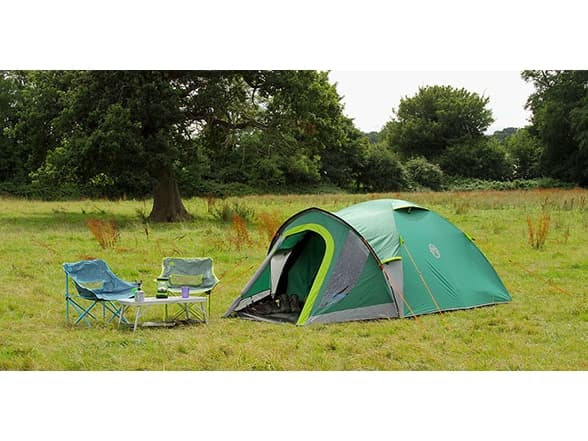 Coleman Kobuk Valley 4 Plus, Camping, Hard ramme, Dome/ Kuletelt, 4 person(er), Bakkdekke, Grønn