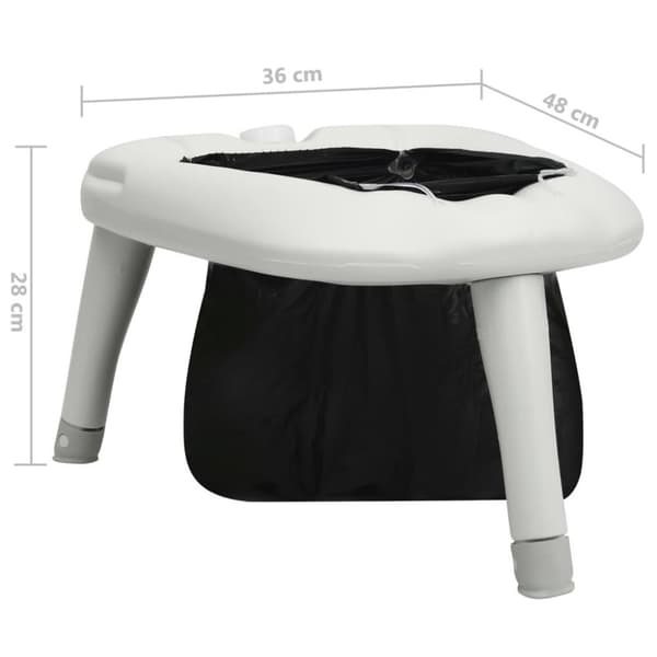 vidaXL Retkeily -WC jätepusseilla 200 kg