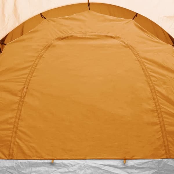 vidaXL Campingtelt 6 personer grå og oransje