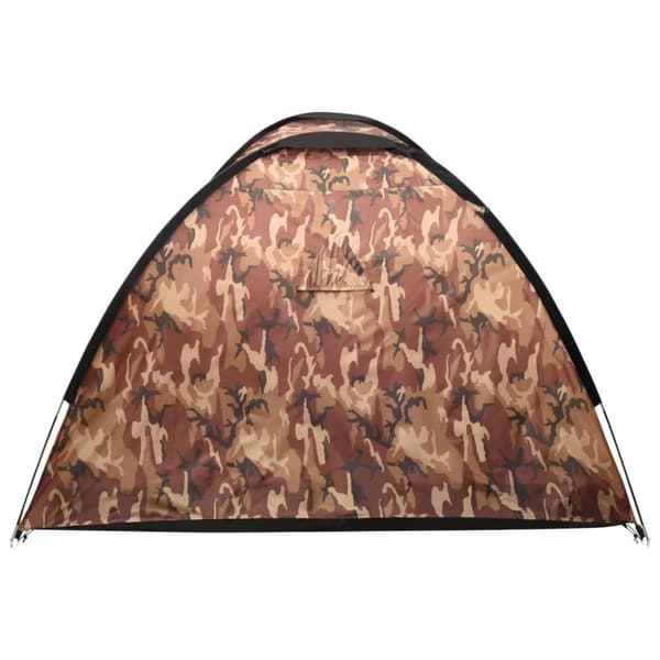 vidaXL iglotelt 650x240x190 cm 8 personer camouflagefarvet