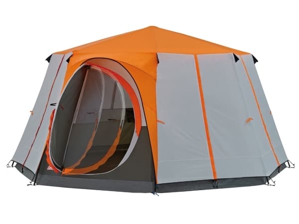 Coleman Cortes Octagon 8, Camping, Hard ramme, 8 person(er), 15,7 m², 20,7 kg, Grå, Oransje