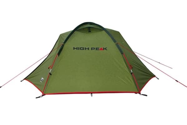 High Peak Woodpecker 3, Camping, Hårdram, Kupol-/Igloo-tält, 3 person(er), Grön, Röd