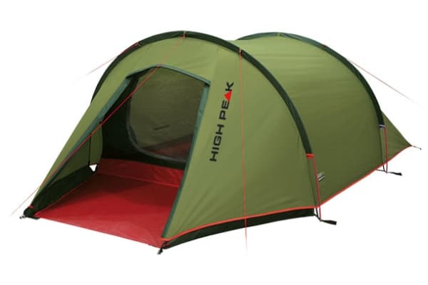 High Peak Kite 3 Extra, Camping, Tunell Telt, 3 person(er), Bakkdekke, Grønn