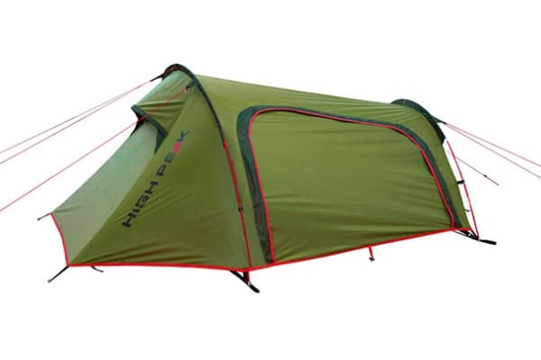 High Peak Sparrow LW, Kuppeltelt, 2 person(er), Ventilasjon, Grønn, Rød