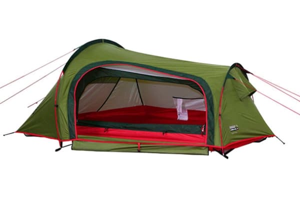 High Peak Sparrow LW, Kuppeltelt, 2 person(er), Ventilasjon, Grønn, Rød