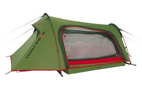 High Peak Sparrow LW, Kuppeltelt, 2 person(er), Ventilasjon, Grønn, Rød