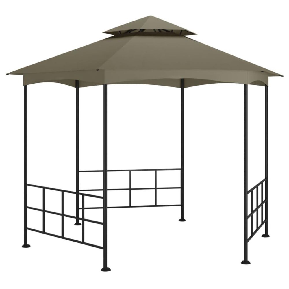 Medina Party Tent med sidevægge 3,1x2,7 m taupe 