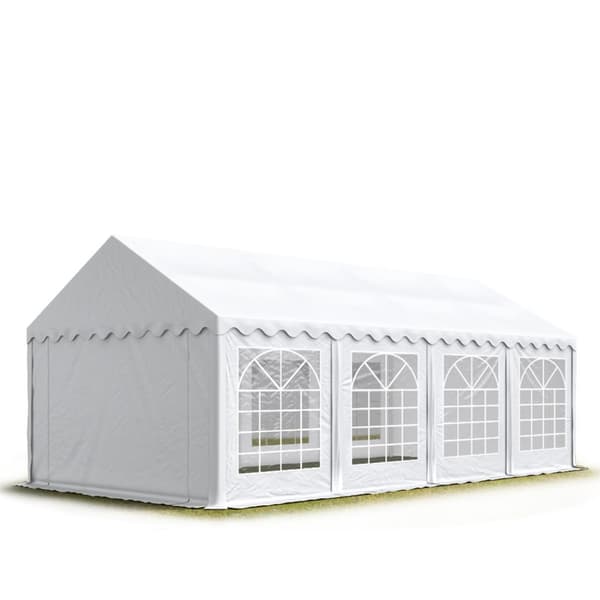 TOOLPORT 6x8 m partytält marquee PVC ca. 500g/m² vit