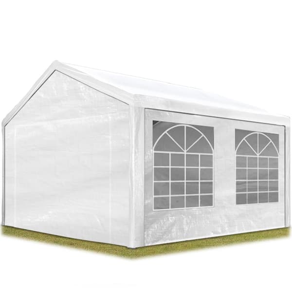 Marquee puutarhateltta 3x4 m huvimaja PE 350 N pressu 100% vedenpitävä valkoinen