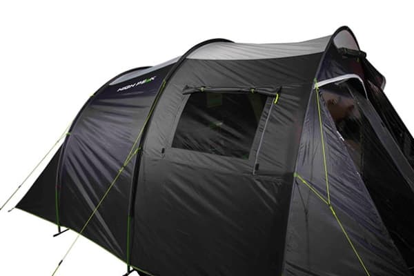 High Peak Ancona 4.0, Camping, Tunneltält, 4 personer, Grön, Grå, Ljusgrå