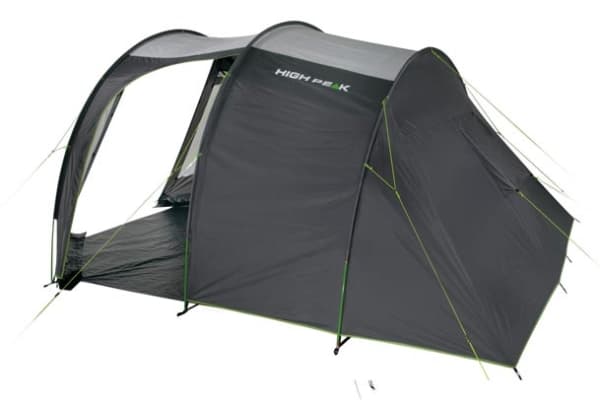 High Peak Ancona 4.0, Camping, Tunneltält, 4 personer, Grön, Grå, Ljusgrå