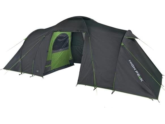 High Peak Como 4.0, Telttailu, Vis-a-vis -teltta, 4 henkilö(t), 7,5 kg, Vihreä, Harmaa