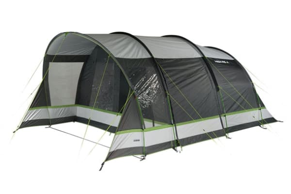High Peak Garda 4.0, Camping, Hårdram, Tunneltält, 4 person(er), 14,7 kg, Grön, Grå, Ljusgrå