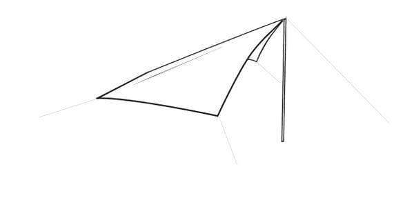 ROBENS WING TARP 280/240 x 320 cm, Tarp Rpbens