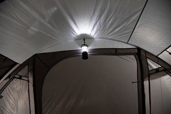 High Peak Meran 4.0, Kuppeltelt, 4 person(er), Myggnett, Ventilasjon, Vanntette sømmer, Grønn, Grå, Lysegrå
