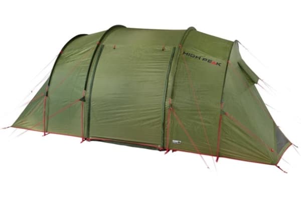 High Peak Goose 4, Camping, Hard ramme, Tunell Telt, 4 person(er), 7,9 kg, Grønn, Rød