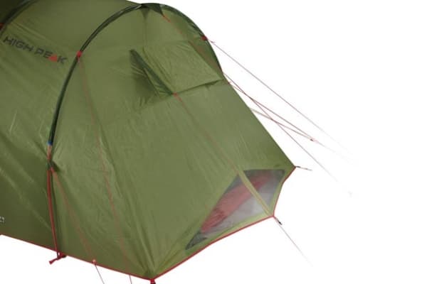 High Peak Goose 4, Camping, Hard ramme, Tunell Telt, 4 person(er), 7,9 kg, Grønn, Rød