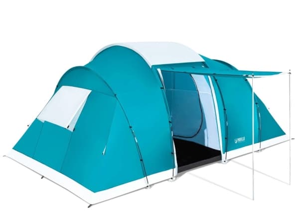Bestway 68094, Camping, Hårdram, Dome/Igloo-tält, 6 person(er), 15,8 kg, Blå, Vit