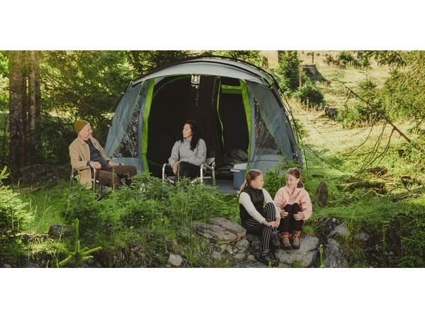 Coleman Vail 4, Camping, Tunneltält, 4 personer, 10,5 m², Underlag, Grå