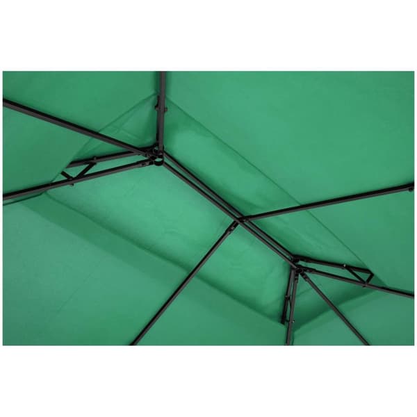 Uniprodo Pergolamarkis - 3 x 4 m - 160 g/m² - Mörkgrön